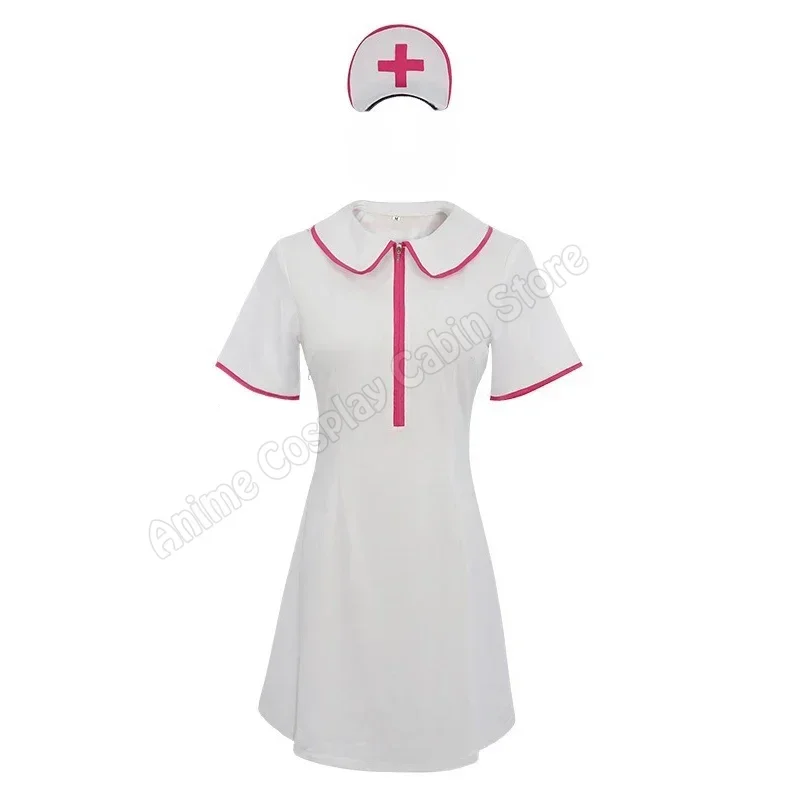 Halloween Costumes Makima Nurse Cosplay Anime Power Cosplay Nurse Dress Wig Gloves Stockings Sexy Makima Nurse Dress for Women view 3