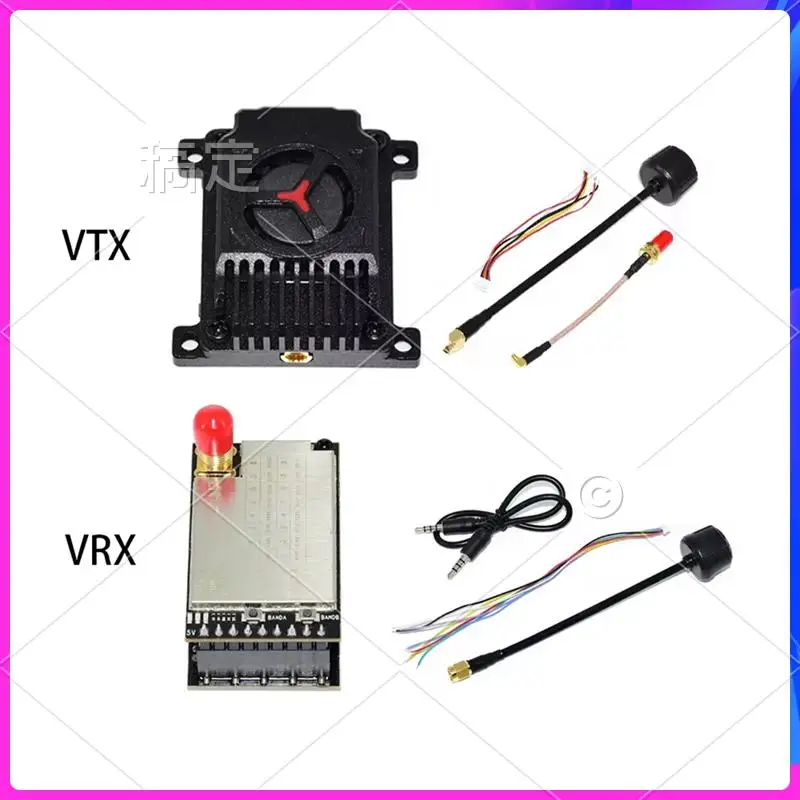 AP-3.3G 3.5G 4W VTX 16CH +3.3Ghz Analog VRX Wireless Video Audio Transmitter Receiver For FPV Long Rang RC Racing Drone