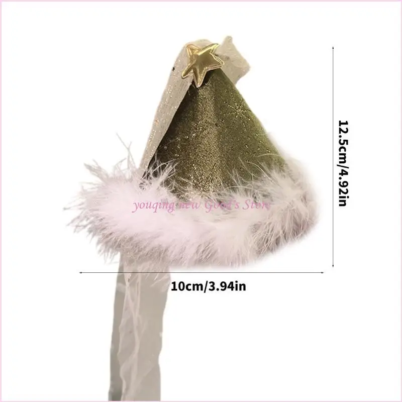 57QA مشبك شعر للأطفال، دبابيس شعر مريحة عصرية، دبوس شعر فاخر للحفلات، إكسسوارات شعر للعطلات #6