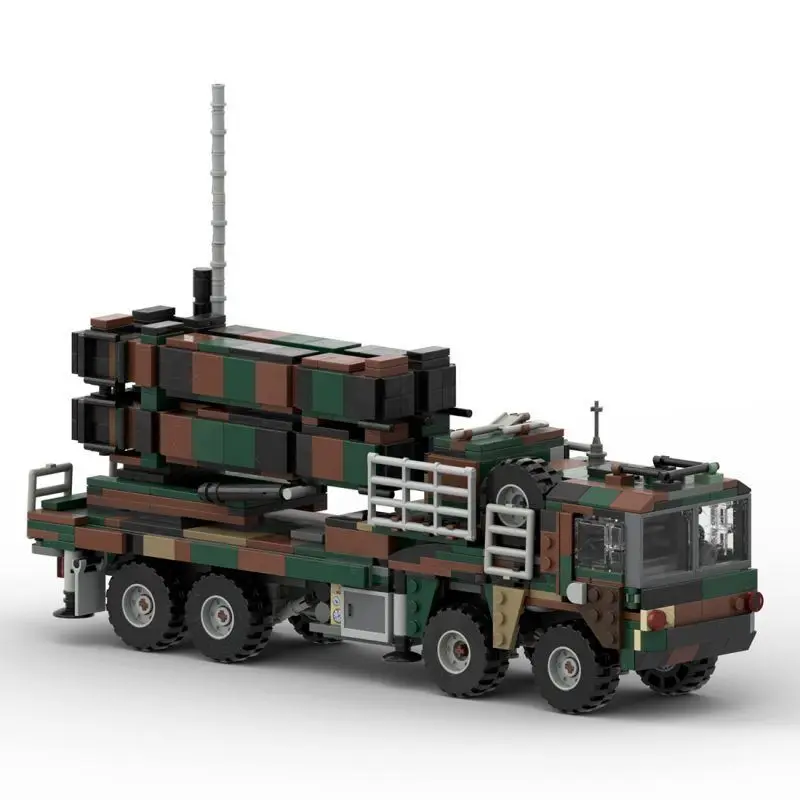 

Custom MOC-71064 MAN KAT1 8×8 + MIM-104 PATRIOT SAM 913 Parts
