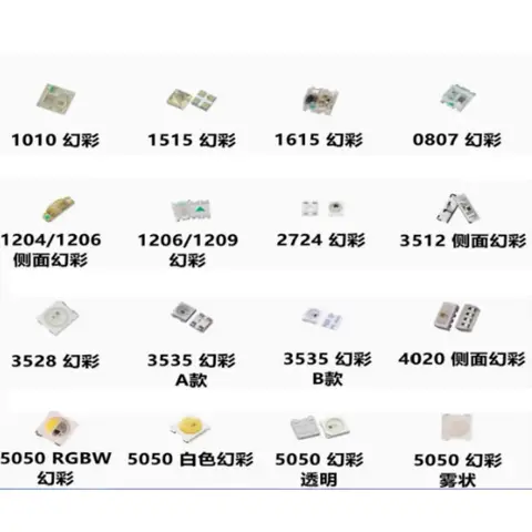 Ws2812b 5v Ws2812 5050 3528 4020 1204 1209 0807 2020 Mini Smd Led Chip Addressable Digital Pixel Rgb Full Color Led Diode Lamp