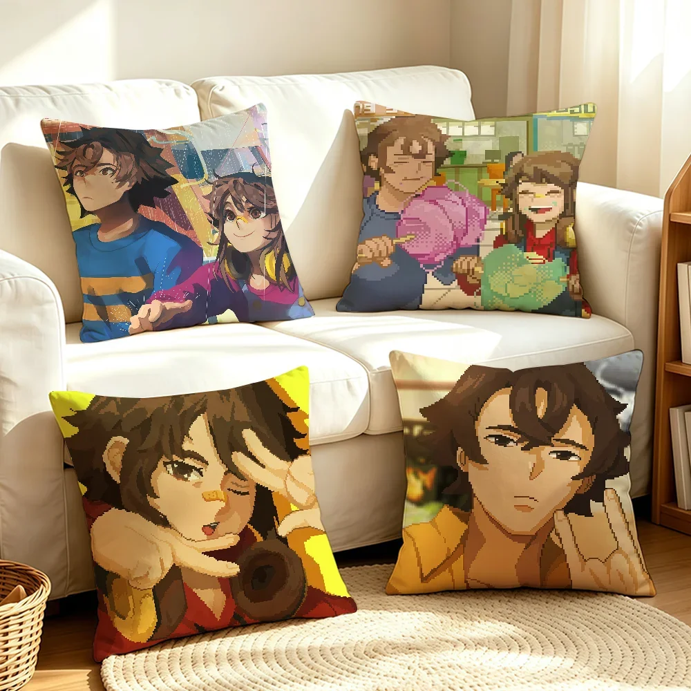 U-Until T-Then Game Cathy cushion cover Soft Smooth Hidden Zipper Washable Decorative Couch Office Housewarming Gift