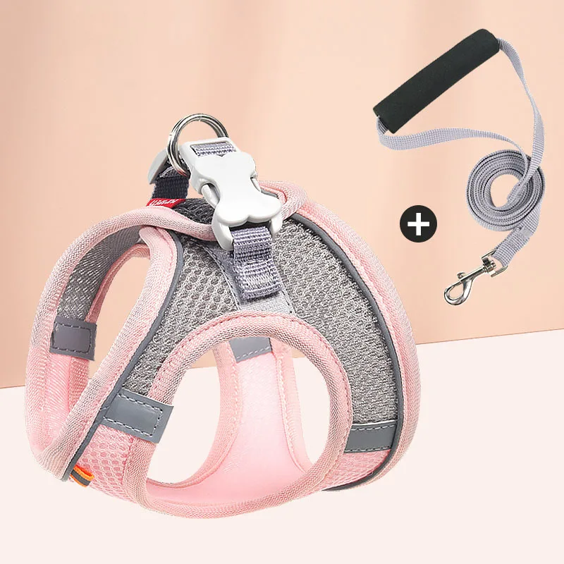

CLEARANCE SALE-Cats Dog Collar Safety Vest Pet Chest Rope Set Dogs Cover Breathable Adjustable Harnesses Supplies Products