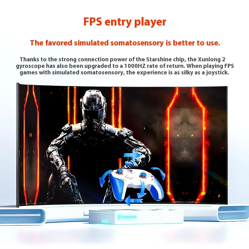 Беспроводной контроллер BIGBIG WON Blitz 2 Pro, частота возврата 2000 Гц, соматосенсорные контроллеры APEX, поддержка ПК / NS для мифов Wukong