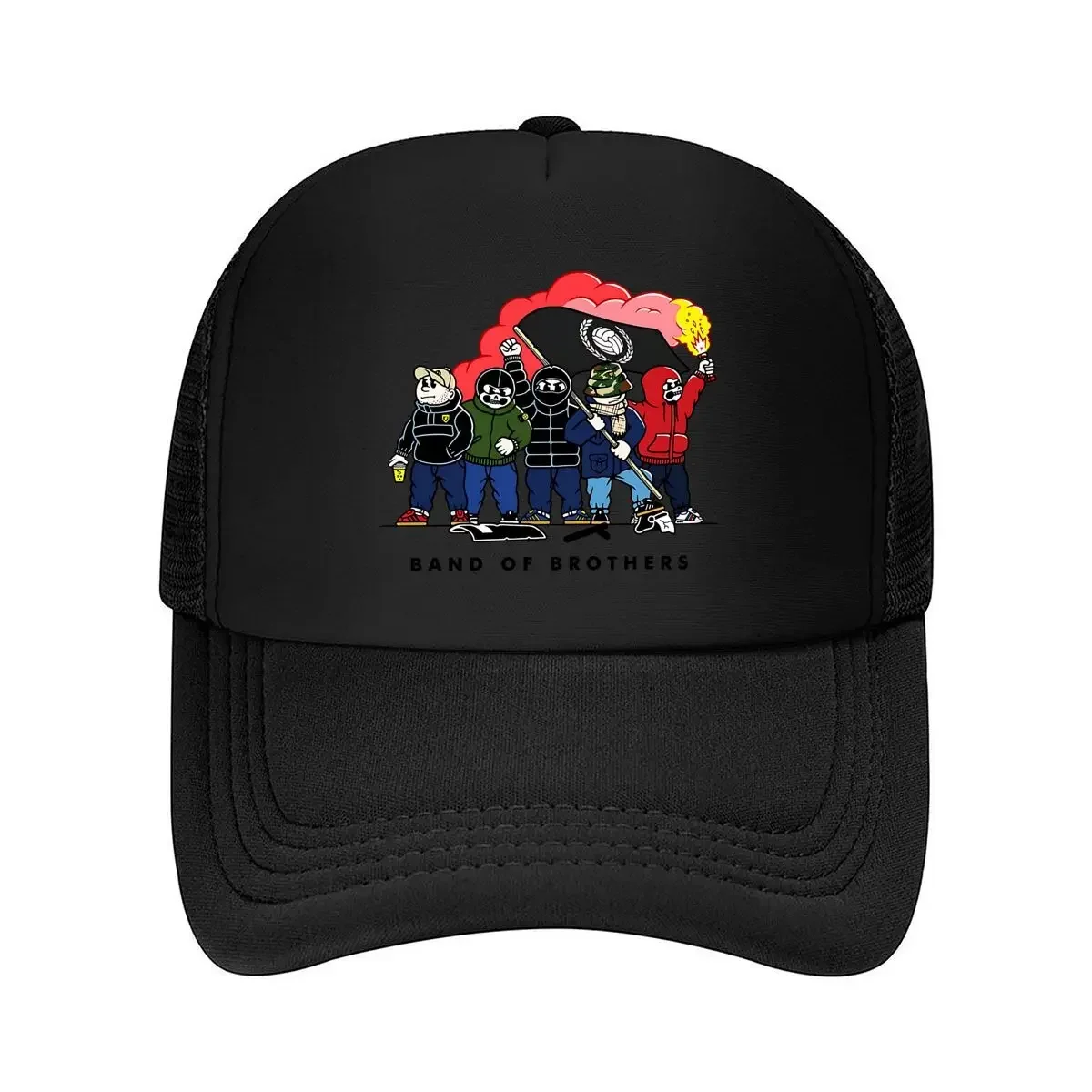 2026 Band of Brothers Military - Inspired, Group Character Art Mesh Baseball Cap