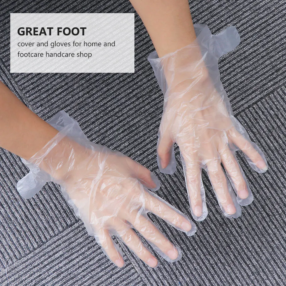 

Disposable Gloves Disposable Foot Cover Plastic Disposable Gloves One-off Gloves SPA Gloves