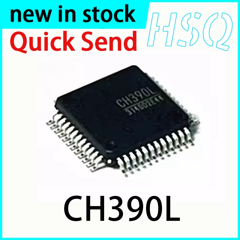 1PCS New CH390L Packaged LQFP48 Low-power Industrial Ethernet Controller Chip in Stock