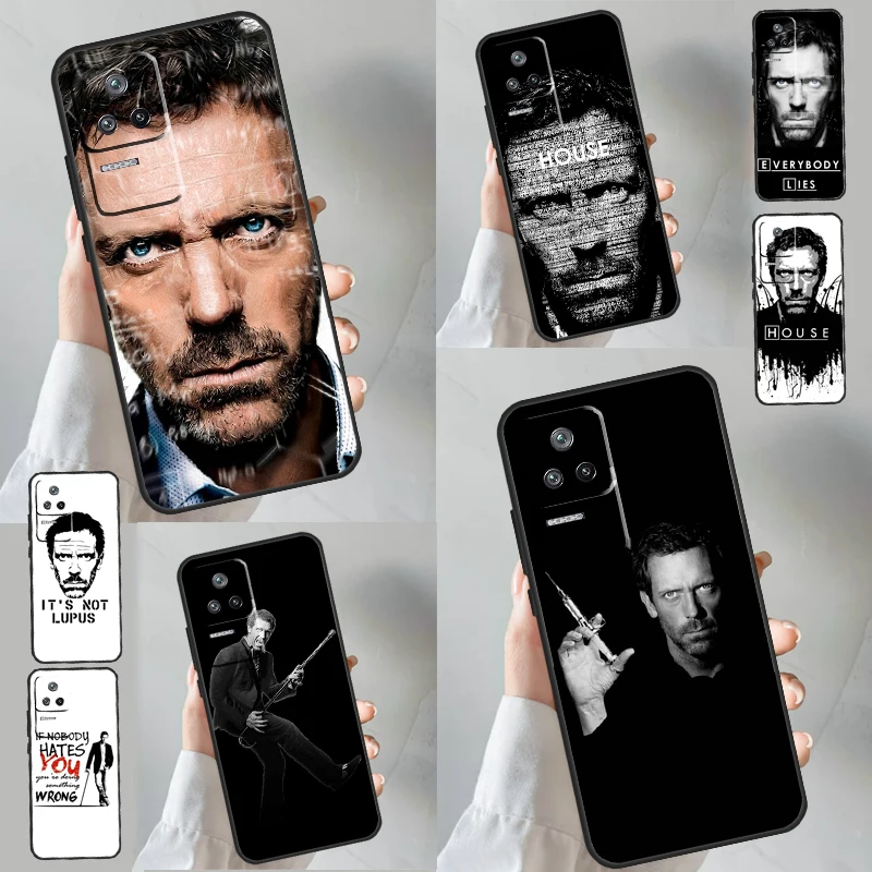 Dr House Case For Xiaomi 13 14 Ultra 12 Lite 11T 12T 13T Pro POCO M6 Pro X6 X5 X3 F3 F5 M5s Cover