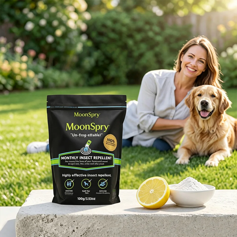 First Saturday Lime Monthly Insect Repellent Eco-Friendly Garden Yard Pest Control Organic Flea Tick Bug Repellent Powder