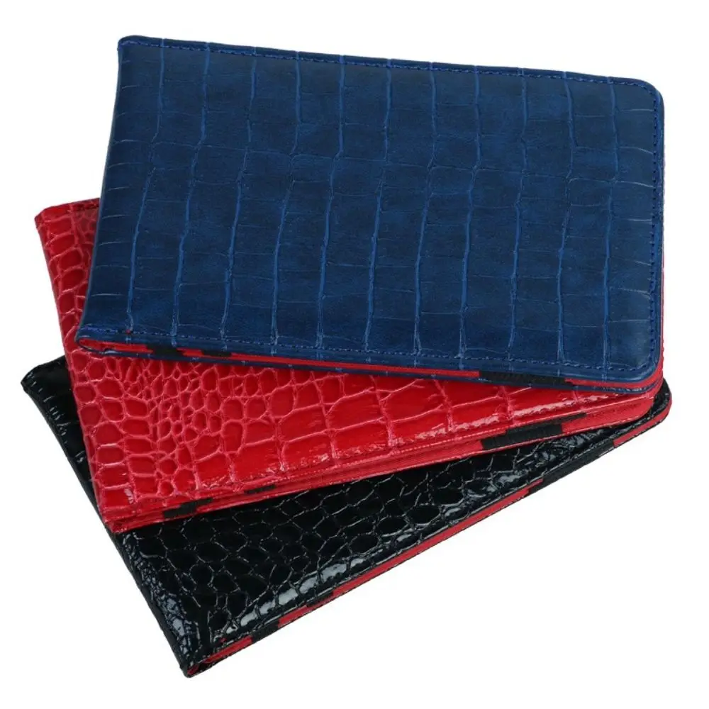 

Новая книга для гольфа из искусственной кожи с карандашом, прочные аксессуары для гольфа, портативный блокнот с карточкой для соревнований по гольфу