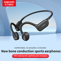 DACOM E80 V5.3 Bone Conduction Earphones Fast Charging Real Bluetooth Earphone IP67 Waterproof Ear Hanging Wireless Earphones