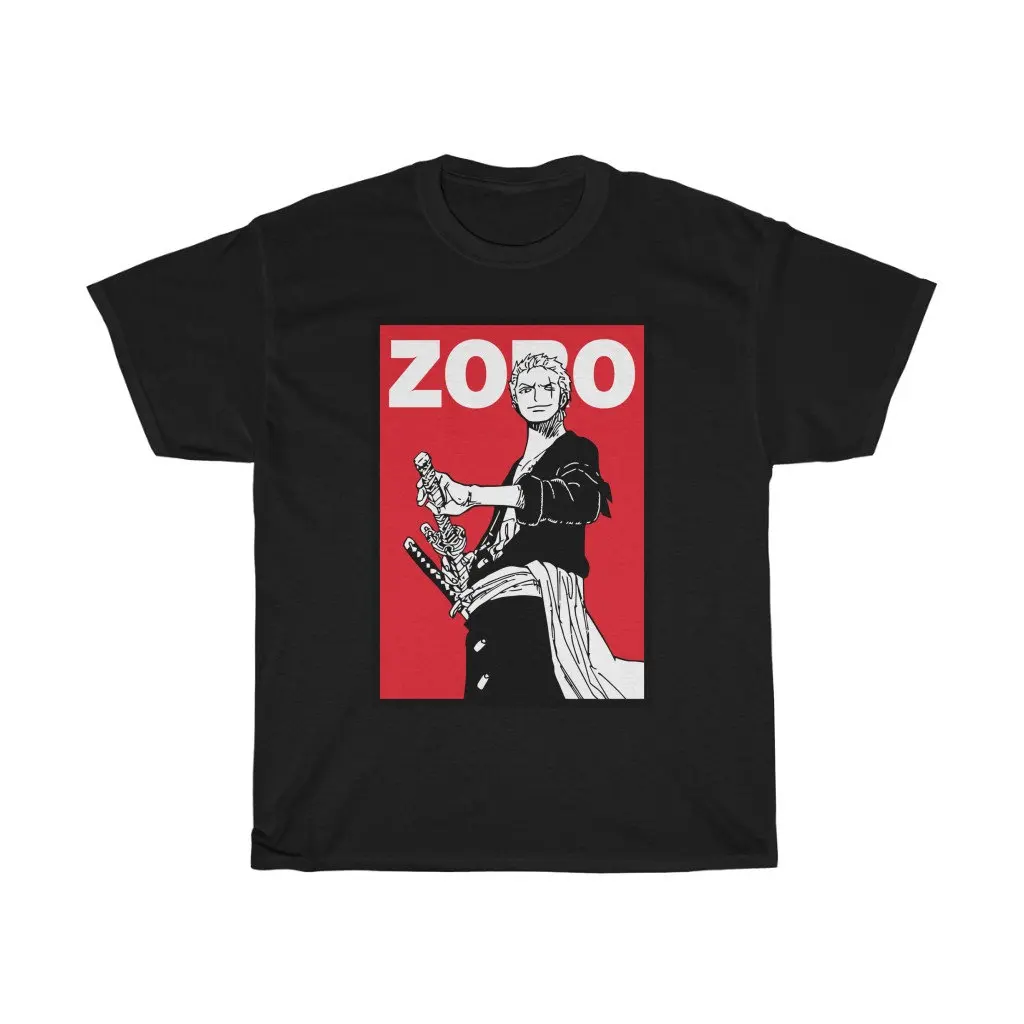 Zoro One Piece Anime Shirt, Roronoa Zoro Samurai Manga Shirt, Straw Hat Pirates, Luffy, Sanji, Mugiwara, Japanese Unisex Tee