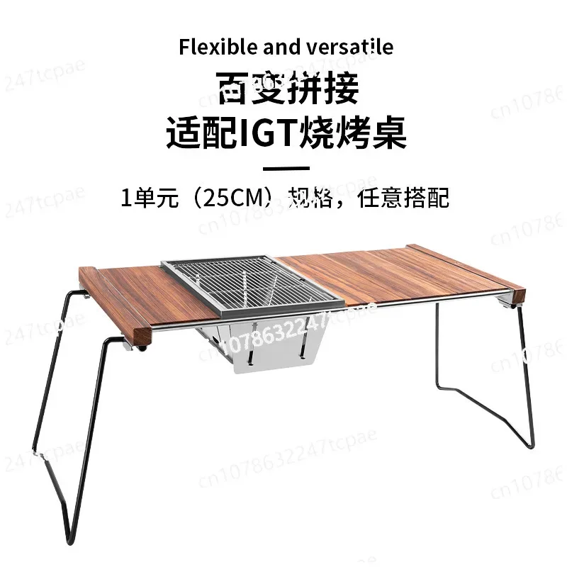 Outdoor picnic IGT folding oven 304 stainless steel camping heating stove camping barbecue stove portable wood stove