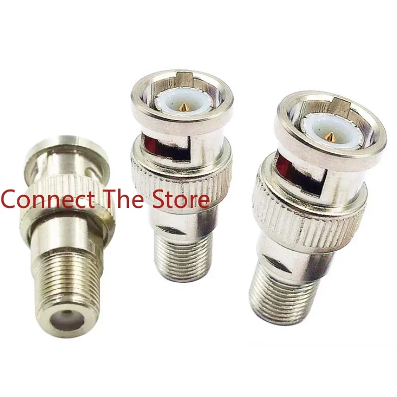

6PCS BNCQ9 Revolution F emale Connector Male Video Adapter Monitoring Head