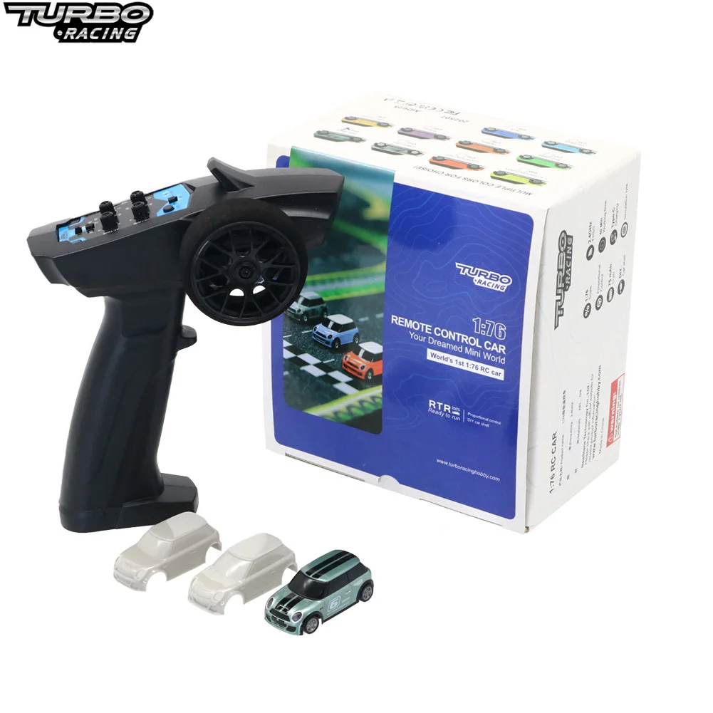 Turbo Racing 1/76 MINI 2.4GHz Full Scale RC Professional Electric Remote Control Toys RTR For Kids and Adults