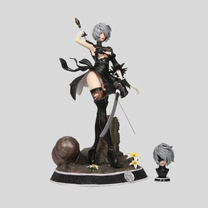 

33cm NieR:Automata YoRHa No2 Type B Combat Loss Anime Handmade Action Figures Desktop Case Decoration Ornament Gift