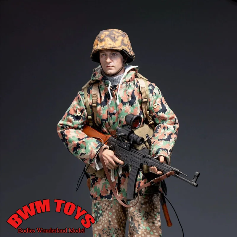 En stock Línea de alerta AL 100044   Juego completo de soldado Rifle alemán coleccionable a escala 1/6, modelo de figura de acción de 12 pulgadas, juguetes para regalos de Hobby