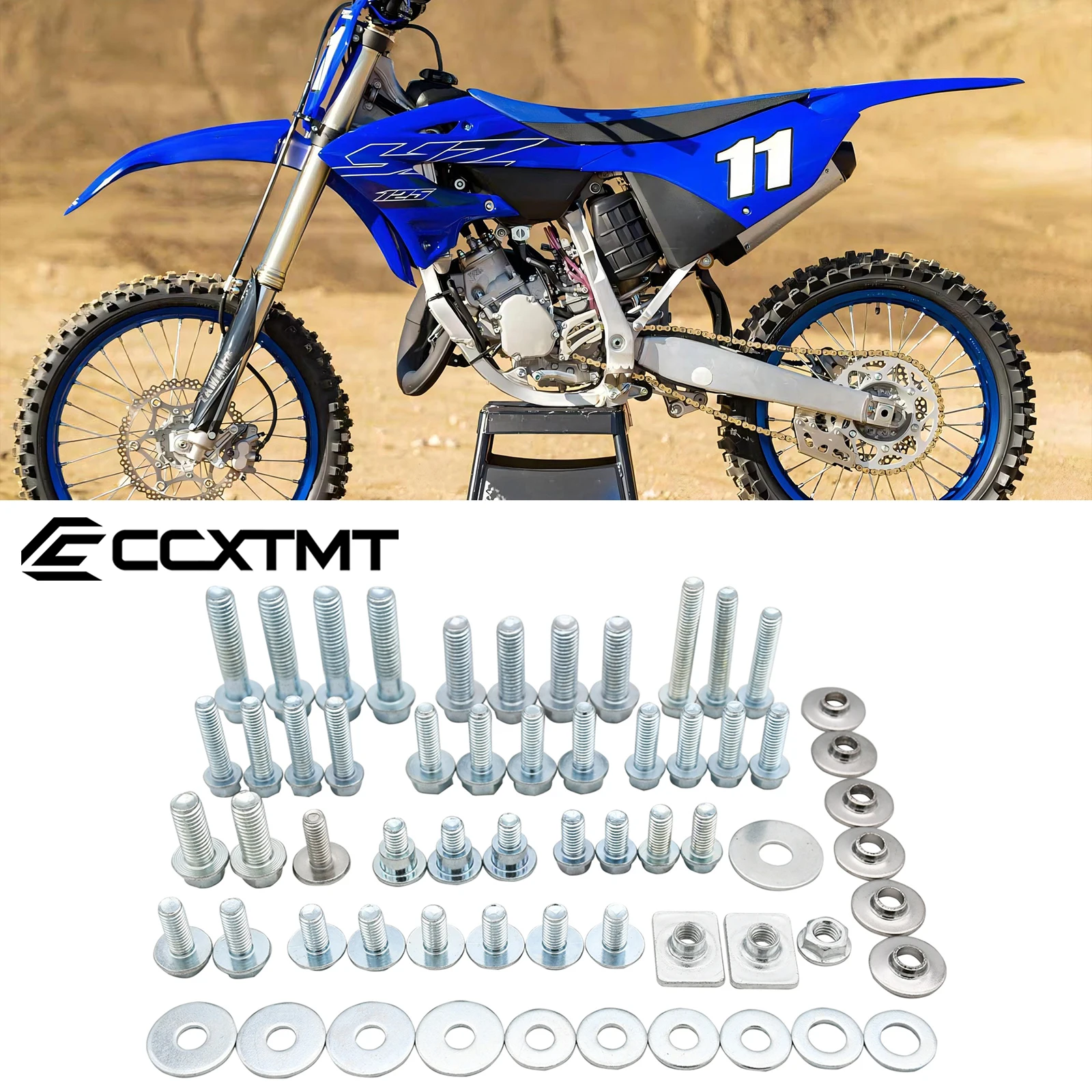 Motorcycles Fairing Fender Screw Bolt Kit Fastener Set For Yamaha YZ 125 250 YZ250F YZ450F YZ250X YZ450X WR250F WR450F 2003-2023