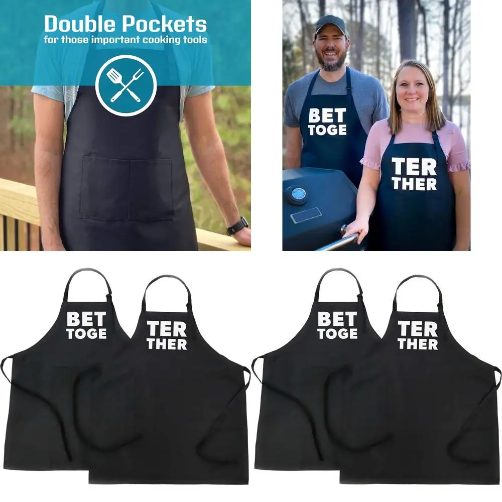 

Одинаковые фартуки для пар — веселая кухонная одежда, идеальный хост или свадебный подарок