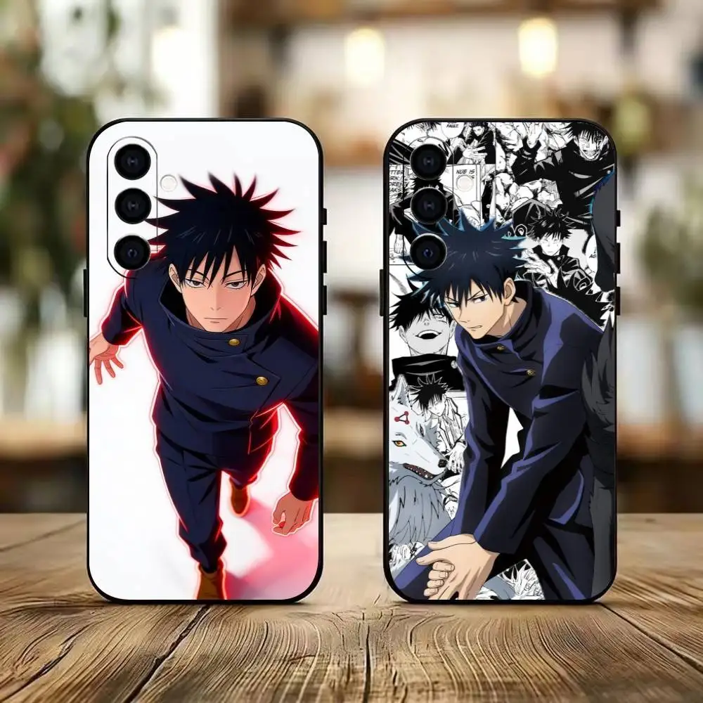 Чехол для телефона JK-F-Fushi-guro M-Meg-umi для Samsung Galaxy A73, A72, A71, A70, A53, A52, A51 и других моделей, мягкий черный чехол