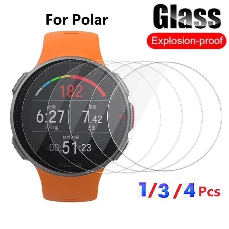 

Tempered Glass For Polar Vantage M M2 V V2 Ignite 3 2 Unite Grit X Screen Protector Watch Screen Protective Glass Film Accessory