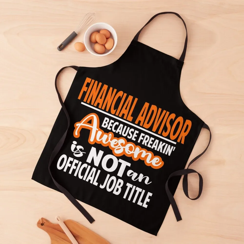 

Financial Advisor Apron christmas with pockets Kitchen For Men New year's Apron