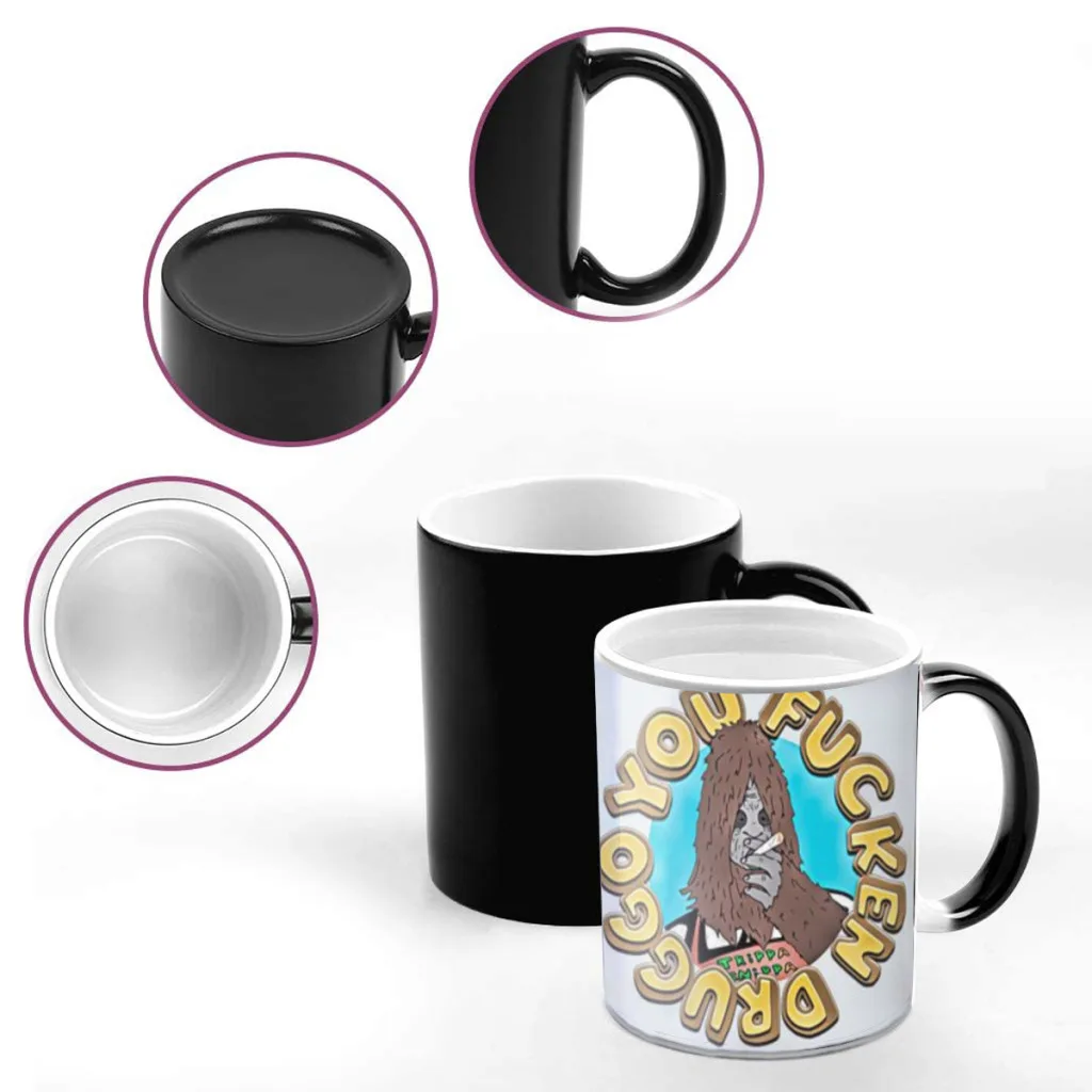 The TV The Big Lez Show One Piece Coffee Mugs And Mug Creative Color Change Tea Cup Ceramic Milk Cups Novelty Gifts