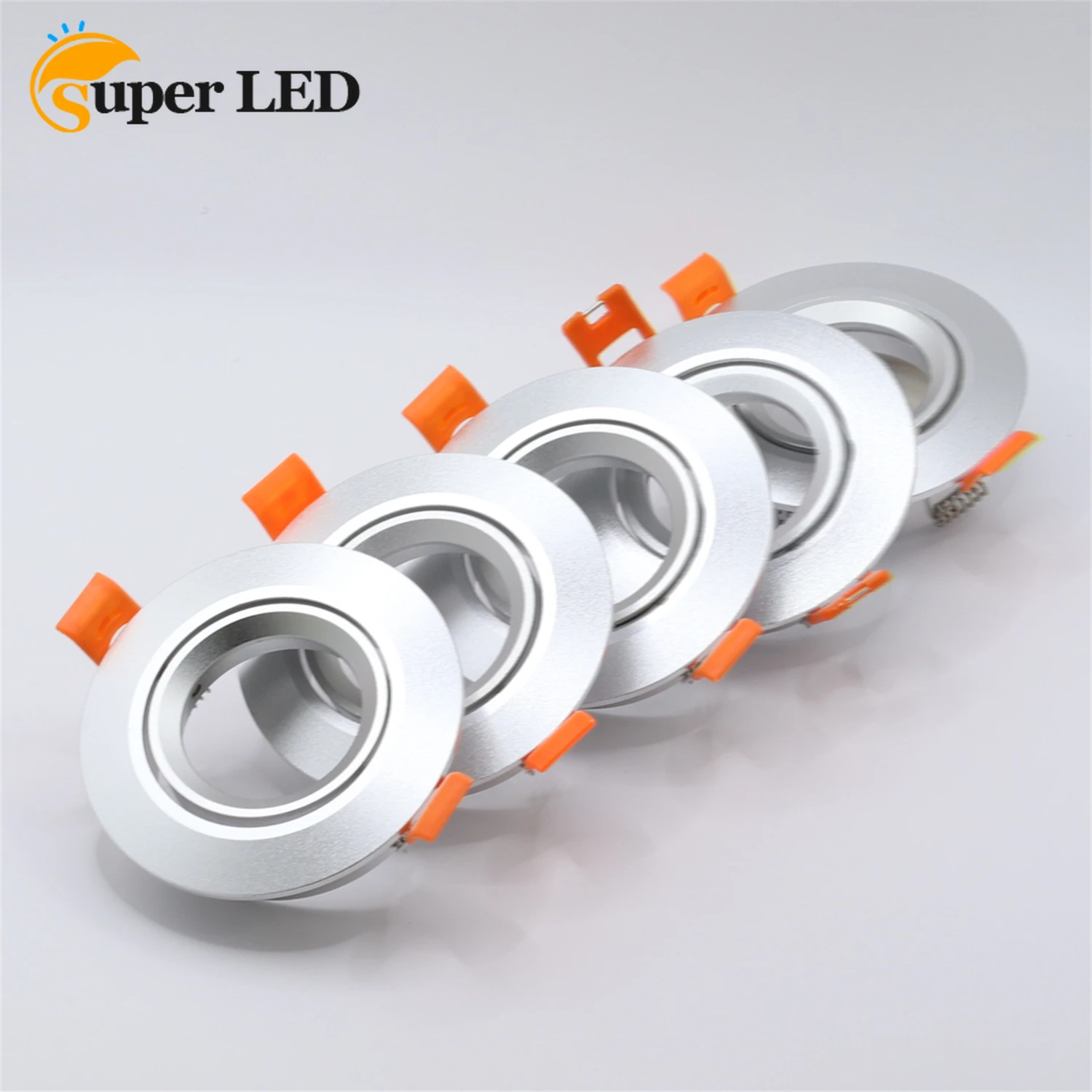 LED Modern Metal Adjustable Recessed Ceiling Frame LED Spotlight Housing Fixture for GU10/MR16 Lighting Decoration