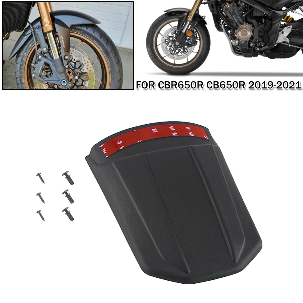 

Motorcycle ABS Front Mudguard Fender Rear Extender Extension Splash For Honda CB650R CBR650R 2019 2020 2021 CB 650 R CBR 650R