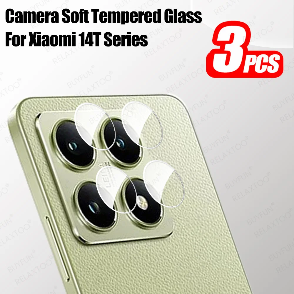 3 Sets Camera Glass for Xiaomi 14T 5G Lens Screen Protector Case On Mi 14TPro 14 T T14 Xiaomi14T Pro Xiaomi14TPro Back Lens Film