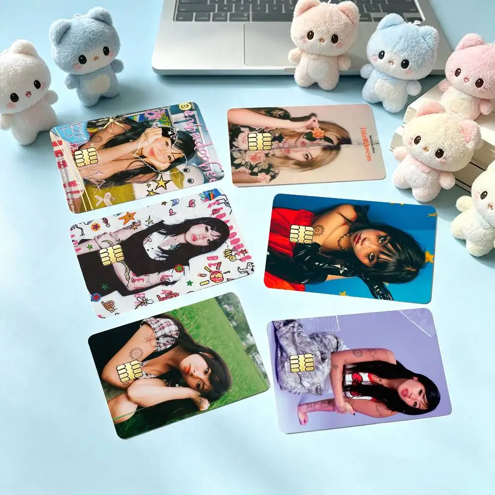 Beabadoobee Bea Bedroom pop Credit Card HD Stickers Small Chip Waterproof Sticker Game Card Decal Gift