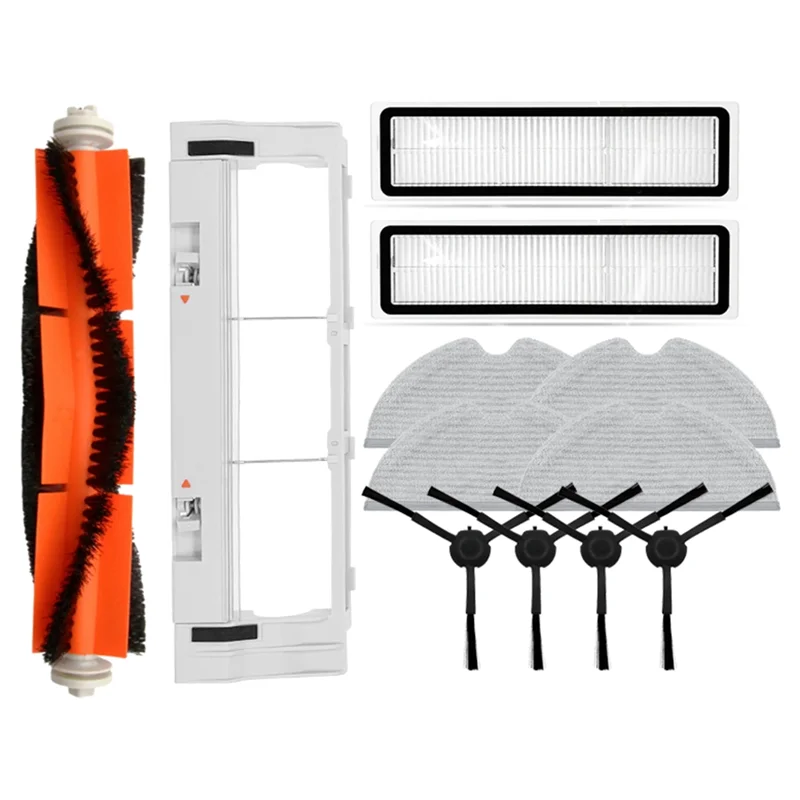 

Robot Main Brush Side Brush HEPA Filter Mop Pad Dust Bin Accessories Replacement Parts Compatible With Xiaomi Dreame D9-AT30
