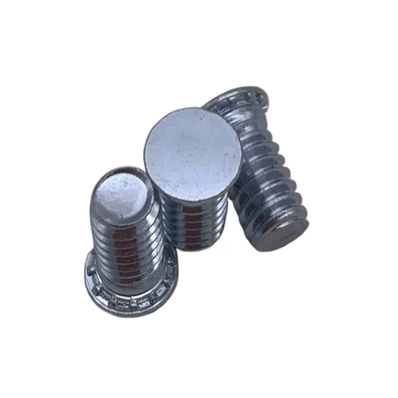 

FH-M4 Metal Sheets Panels Spacers Fasteners for Feigned Round Head Self-Clinching Threaded Studs Crimped Cabinet Pins Vis Screws