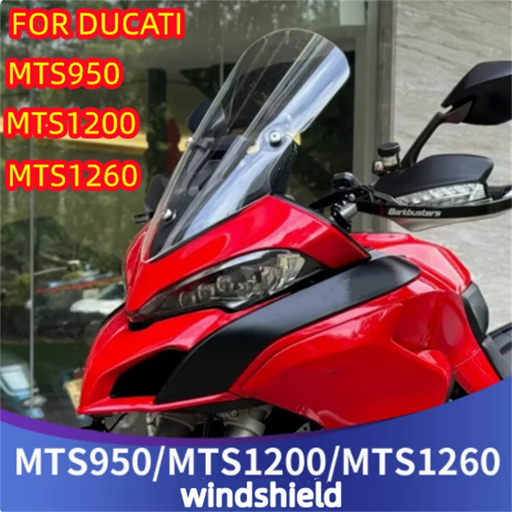

For DUCATI Ducati MTS950 MTS1200 MTS1260 950 MT 1200 MTS 1260 mts950 mts1200 modified and raised windshield accessories