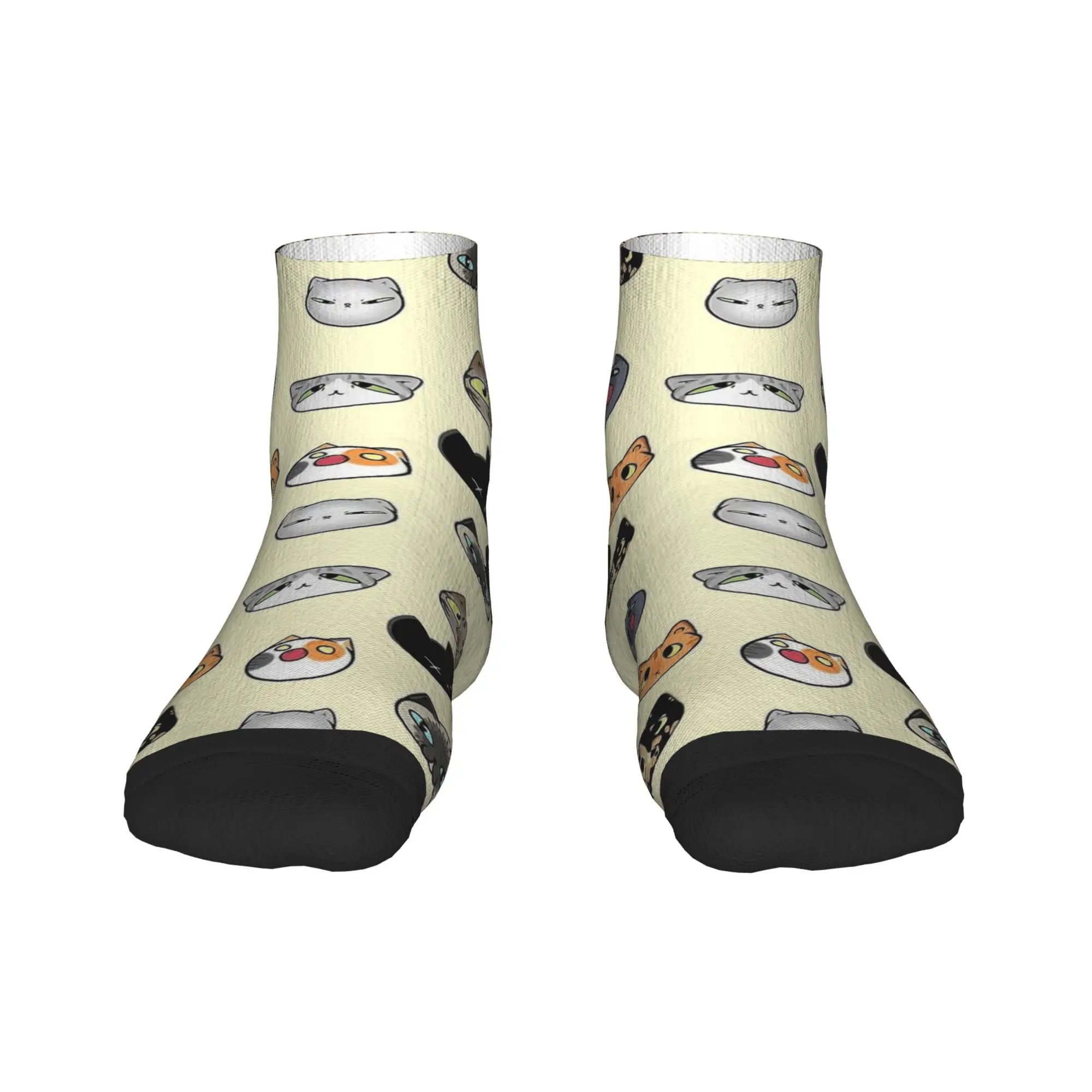 Men's Casual Socks Just a bunch of cats Anti Slip Quality Sock Spring  Leisure Graphic Cycling Socks