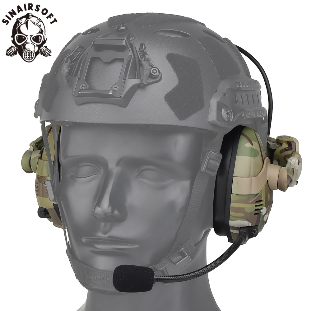 

Tactical Bluetooth Headset, Rechargeable Tuning, Noise Reduction, Hunting Headphones, Helmet, Head Mounted, Dual Use