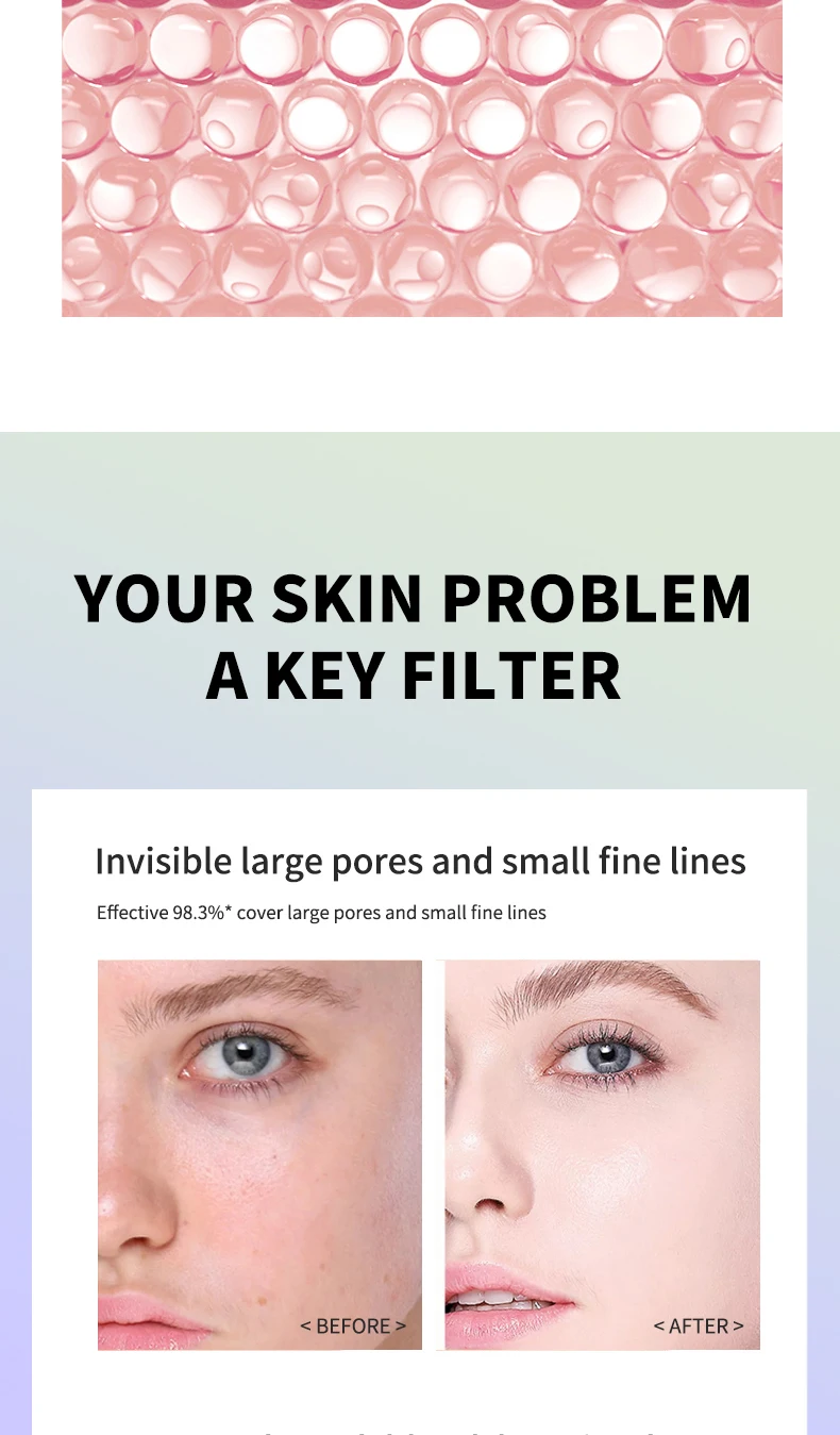 O'CHEAL One-Step Three Color Spiral Contour Isolation Primer Feuchtigkeitscreme Gesichtspflege Corrector Foundation Makeup Cosmetic – Detail 12