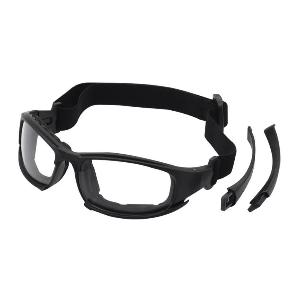 

UV Sandproof Cycling Sunglasses Full Frame Eye Protector Outdoor Sport Goggle Popular Punk Clear Windproof Glasses