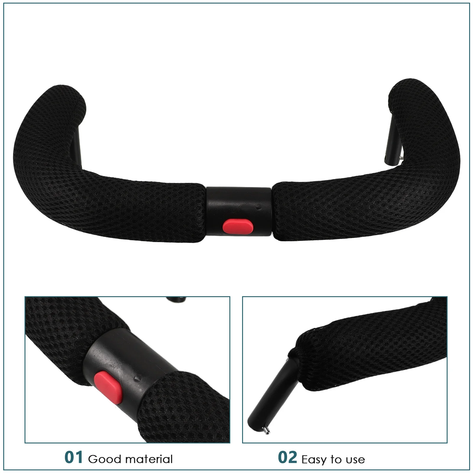 العالمي عربة طفل الدرابزين الإسفنج مبطن مسند الذراع المقود حماية عربة الملحقات عربة الحرس السكك الحديدية