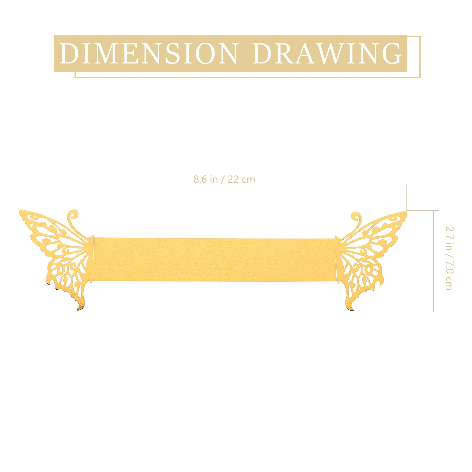 

50pcs Napkin Rings Reusable Decorative Serviette Holders Paper Ring Tableware Party Party Serviette Ring Supplies Dining