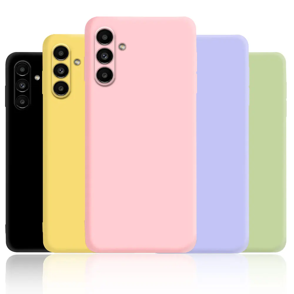Flüssigsilikon-Softhülle für Samsung Galaxy A15 A25 A35 A55 A12 A22 A32 A52 A13 A23 A33 A53 A73 A14 A24 4G A34 A54 5G Abdeckung