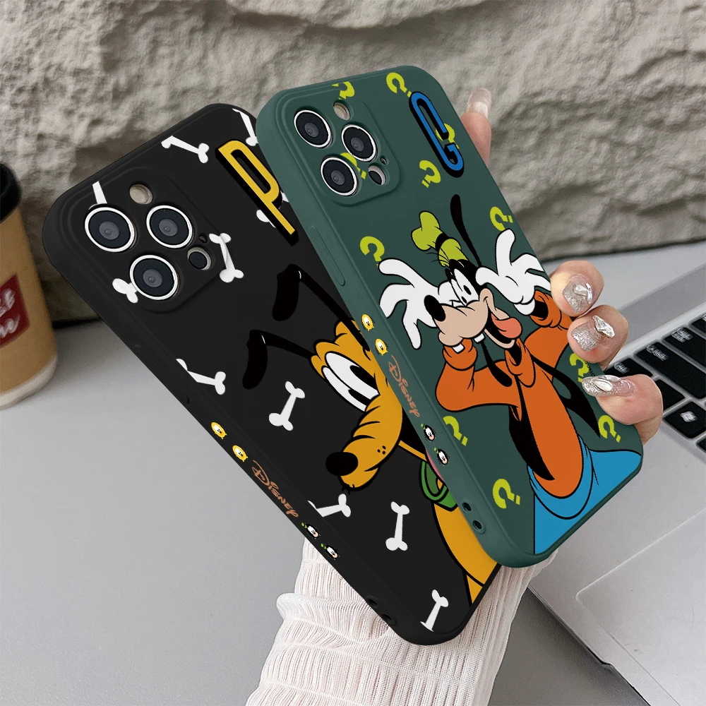 Cartoon Goofy Pluto Handyhülle für Samsung Galaxy A57 A56 A55 A54 A53 A52 A36 A33 A26 A23 A17 A16 A07 A06 4G 5G Weiche TPU-Schutzhülle
