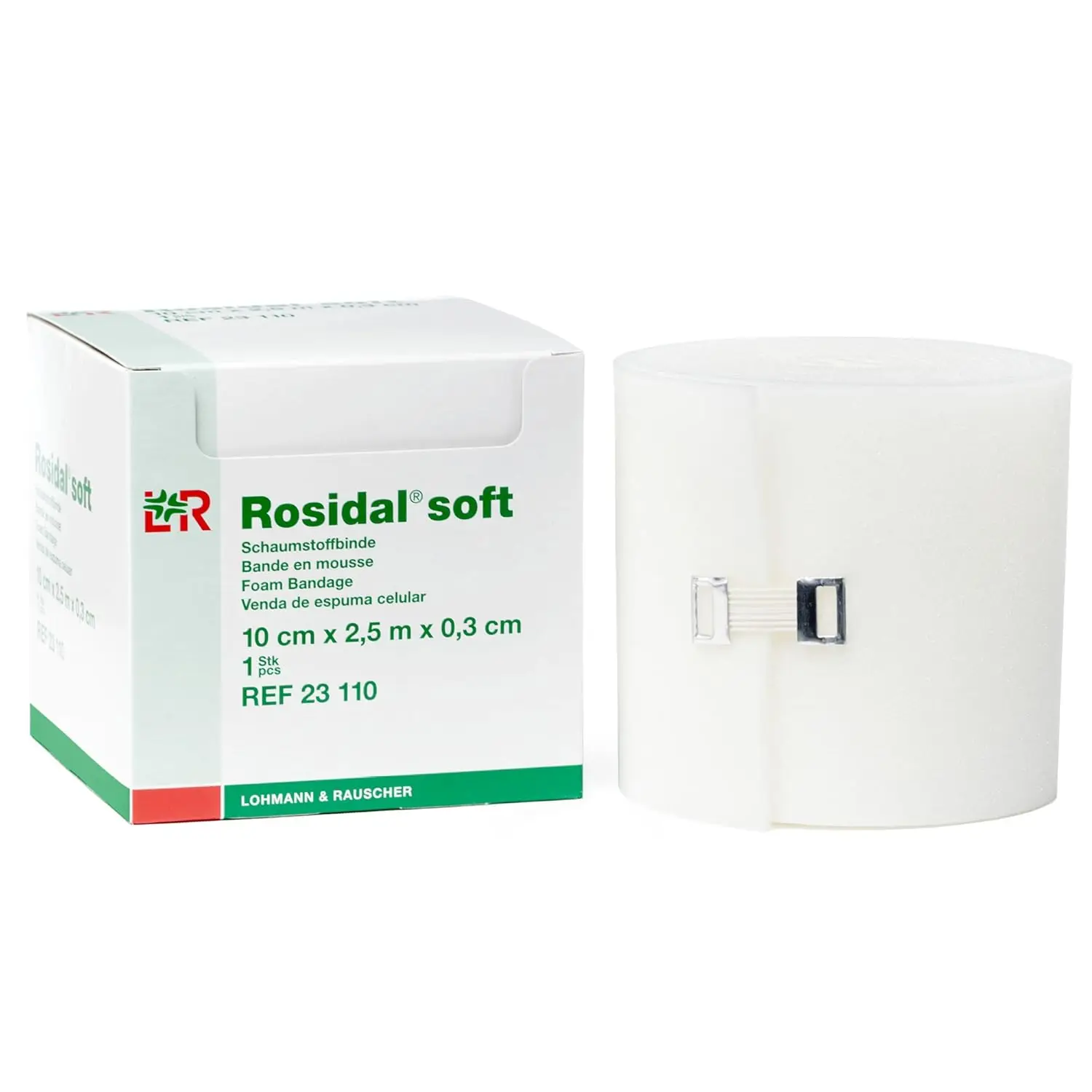 

Soft Foam Padding for Compression Therapy, 10cm x 0.3cm x 2.5m, Individually Sold