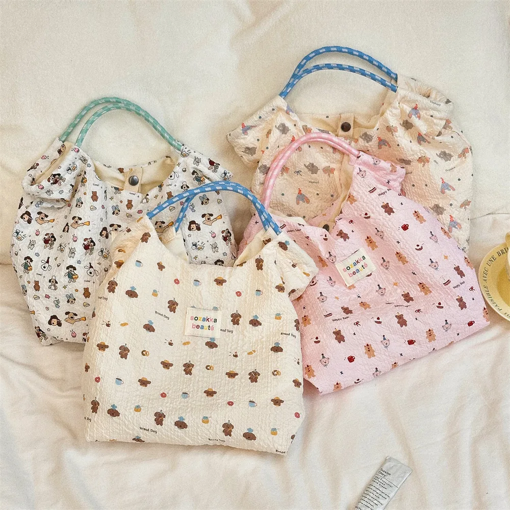 canguru-tesouro-dos-desenhos-animados-emed-lona-bolsa-feminina-portatil-unico-oulder-saco-para-deslocamento-e-uso-ao-ar-livre