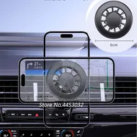 1 Set Magnetic Mount For Car Phone Holder 360° Rotatable Adjustable Bracket With a Base Accessories