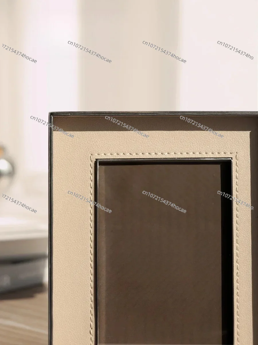 Light Luxury Photo Frame High-end Style 6/7 Inch Desktop Picture Frame Home Decor Housewarming Birthday Gift