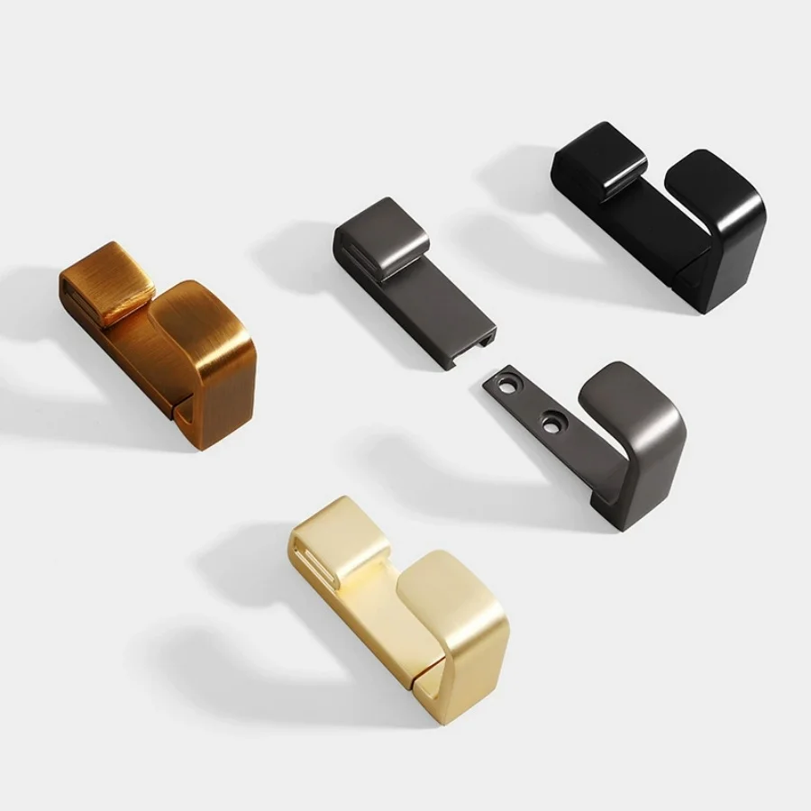 Moderne, minimalistische Kleiderbügel aus Zinklegierung für Möbelbeschläge, Kleiderbügel für Schranktüren, Hutablage im Schrank