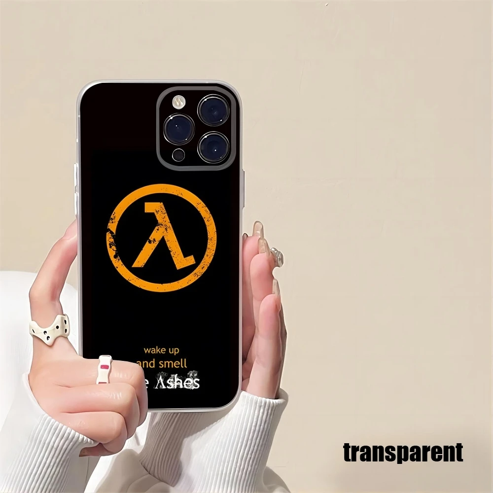 

Чехол для телефона Half Life Alyx, новинка 2025 года для IPhone 16 15 14 12 13 11 Pro Max Mini X XR XS Max 7 8 Plus, прозрачный чехол с цветочным принтом