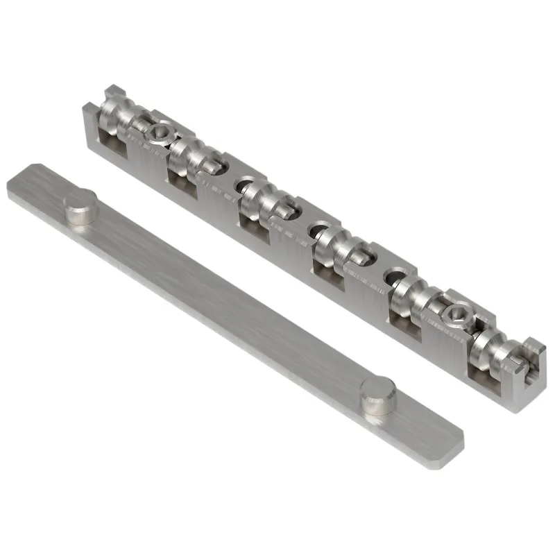 

42mm Electric Guitar Roller Nut Titanium Alloy Compact Durable Guitar Nut for 6-string Start ST TL Stringed Instrument Parts