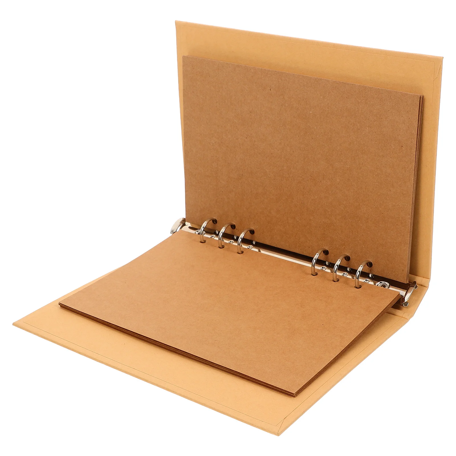 

1 комплект, обложка для переплета крафт-бумаги для ноутбука, скрапбукинга, вкладыши, многоразовый органайзер для журналов, папка для документов, настольный файл